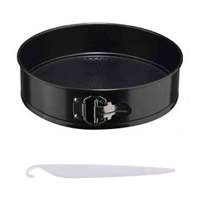 Round Non Stick Springform Pan With Removable, Bottom Leakproof Tin For Baking Cake