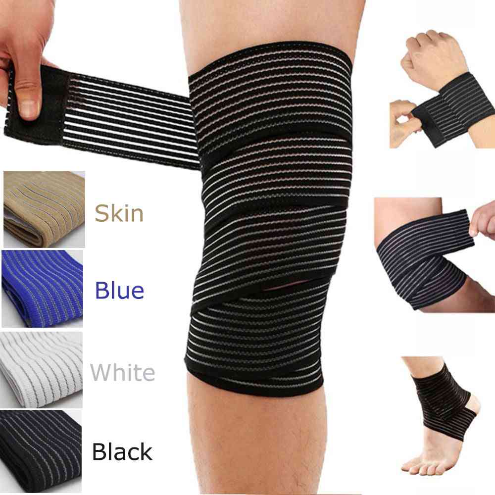 1pcs High Elasticity Compression Sports Bandage - Protector For Ankle, Wrist, Knee, Calf, Thigh Wraps