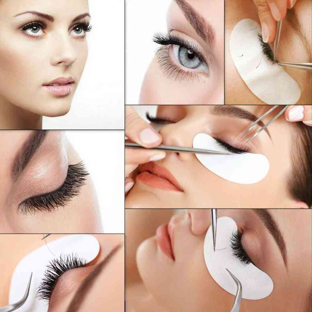 100pairs Eyelash Extension Paper Patch - Grafted Eye Stickers, Under Eye Pads