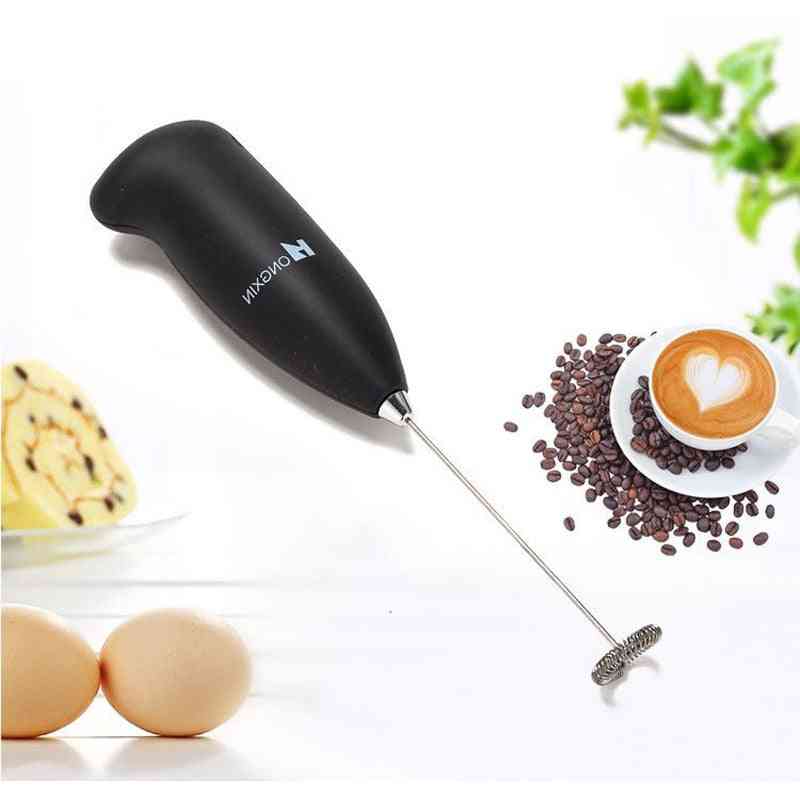 Montalatte elettrico macchina da caffè automatica a schiuma manuale - frullino per le uova cappuccinatore da cucina portatile strumento per frullare il caffè