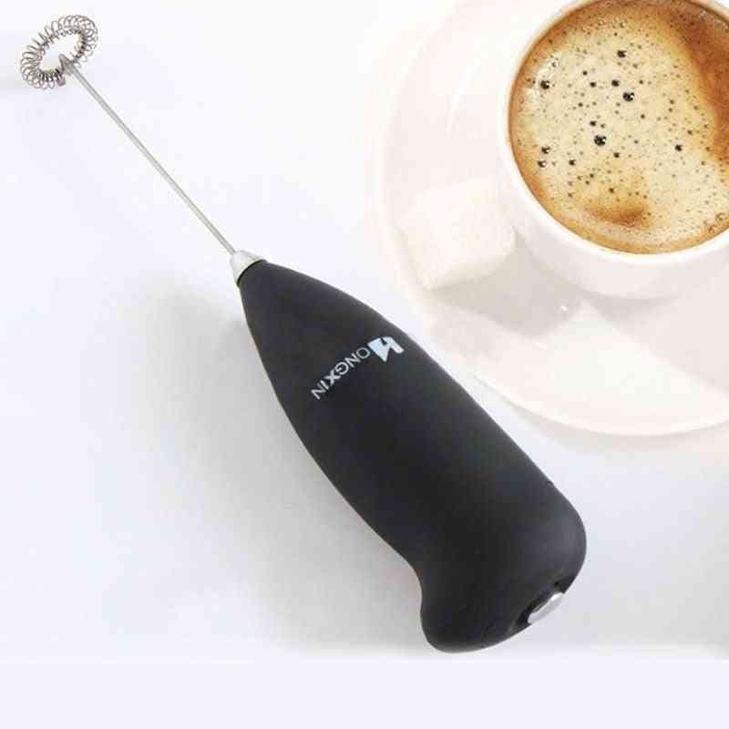 Mousseur à lait électrique Machine à café en mousse à main automatique - Batteur à oeufs Mousseur à cappuccino à lait Outil de fouet à café de cuisine portable - Pots à lait