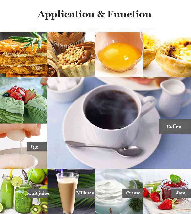 Automatic Handheld Foam Coffee Maker - Egg Beater Milk Cappuccino Frother Portable Kitchen Coffee Whisk Tool