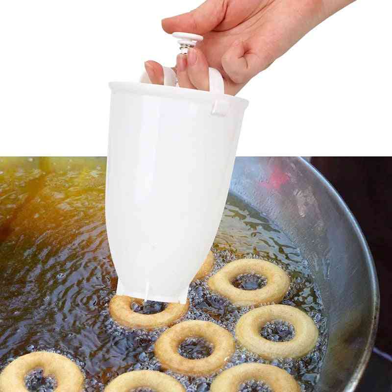 1 buc creativ distribuitor de gogoși dispenser - plastic ușor greutate mucegai prăjit - ușor rapid portabil arab waffle donut gadget