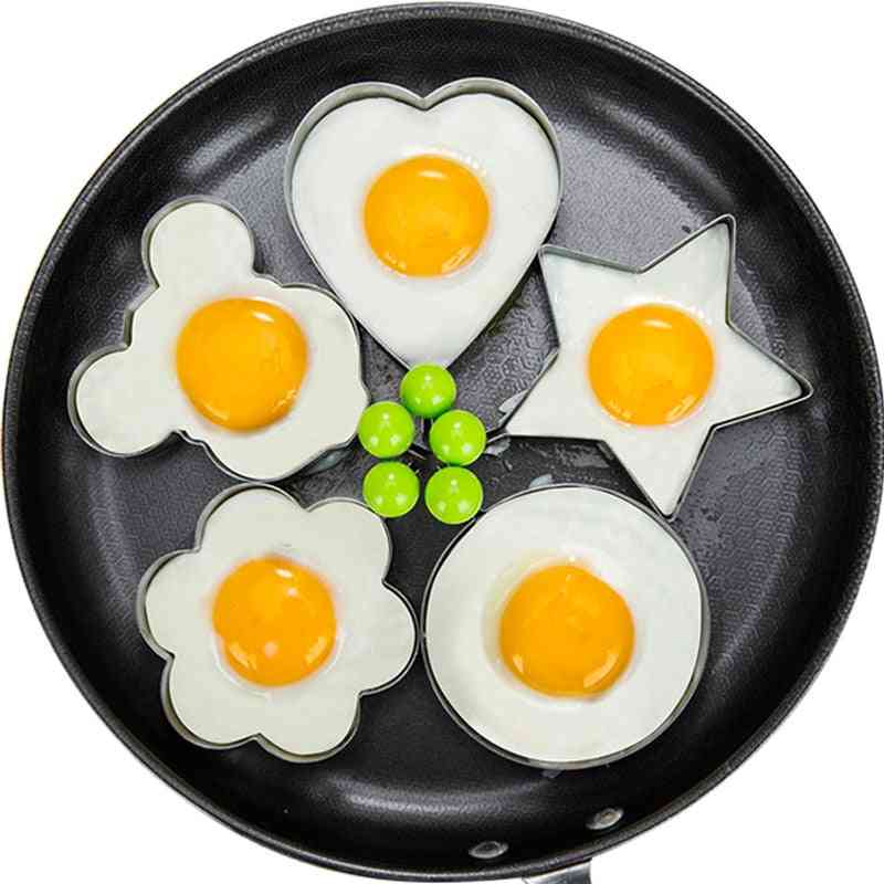 Stainless Steel Fried Egg, Pancake Shaper - Mold Kitchen Cooking Tool
