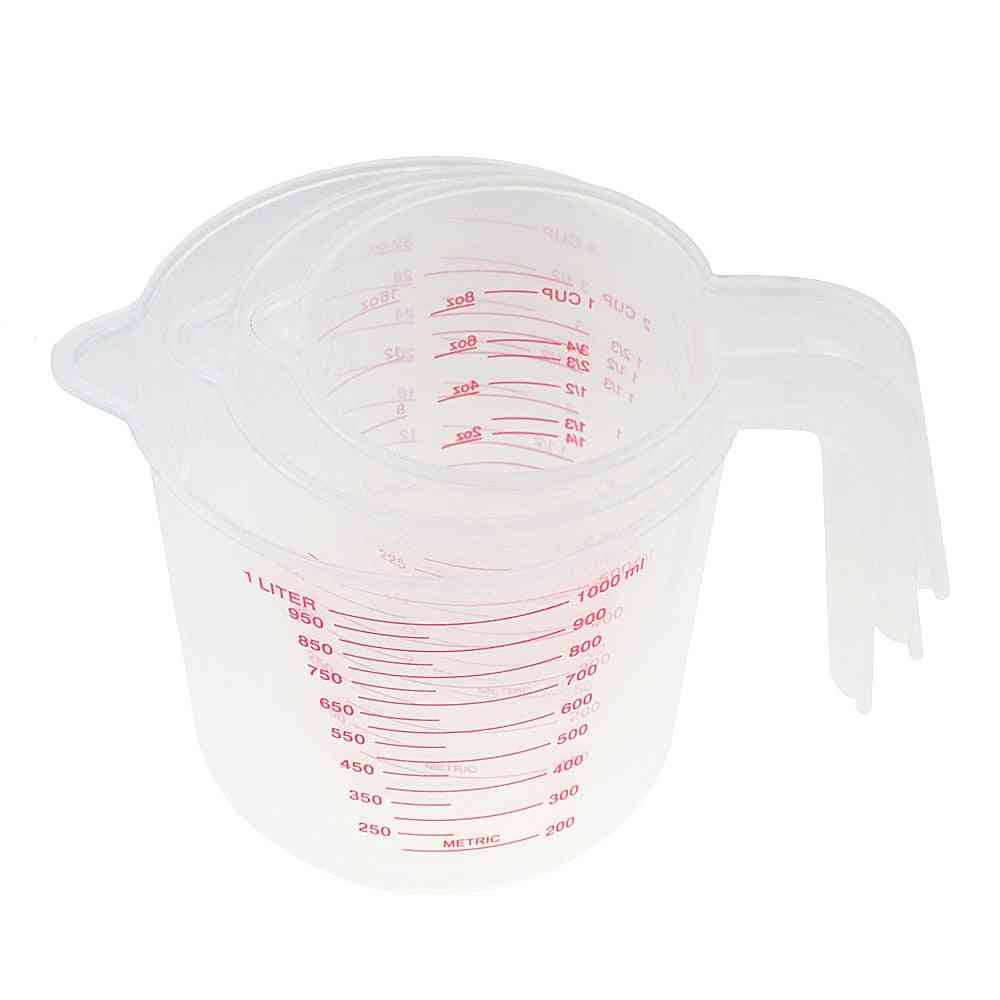 Plastic Measuring Jug - Quality Cup For Kitchen Use