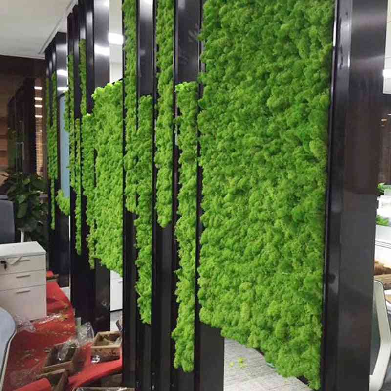 High Quality Artificial Green Plant Immortal - Fake Flower, Moss Grass, Home Living Room Decorative Wall