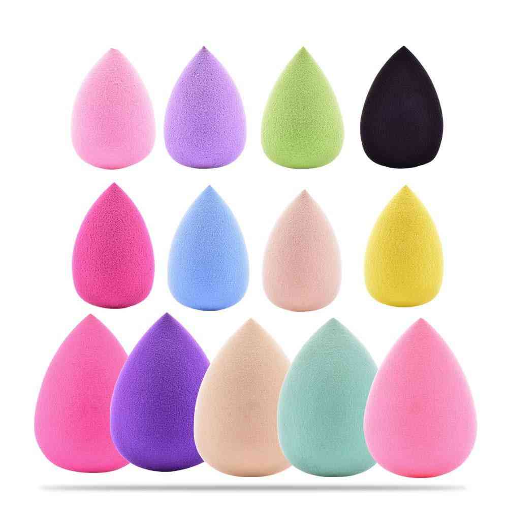 Water Drop Shape Sponge Used For Applying Foundation Makeup To Face