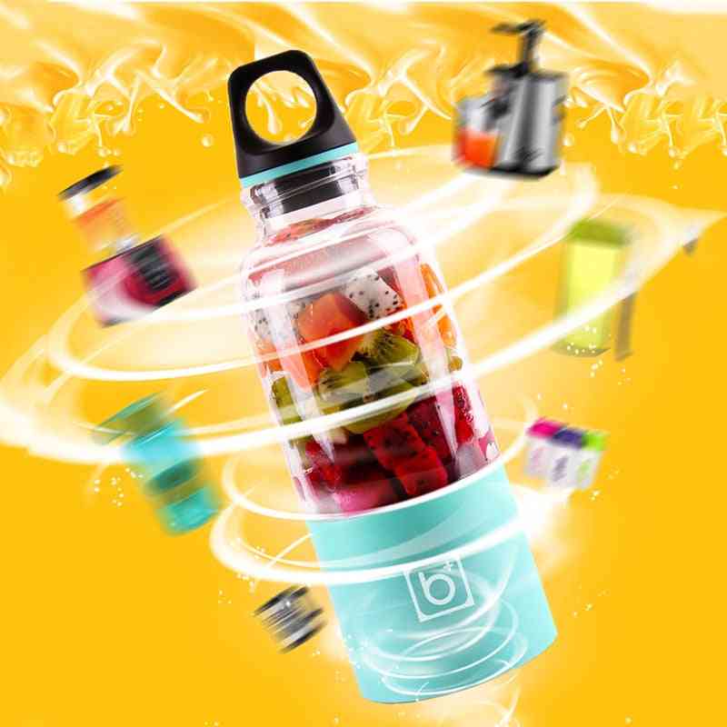 Portable Juicer Cup Usb Rechargeable Electric Automatic Bingo Vegetables Fruit Juice Tools