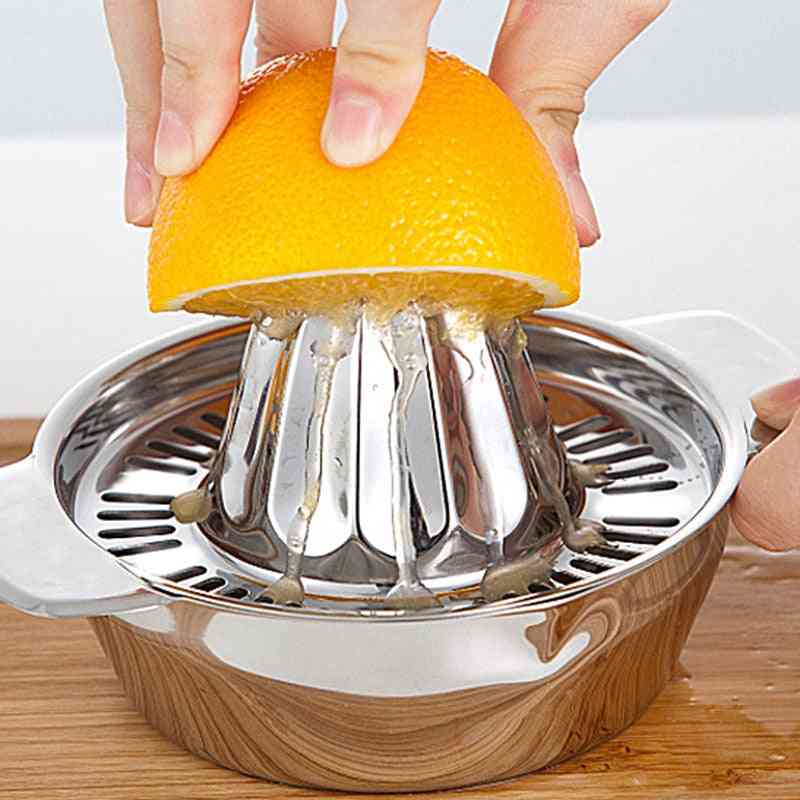 Exprimidor de jugo portátil de limón, naranja y cítricos, 100% crudo, exprimidor manual de frutas