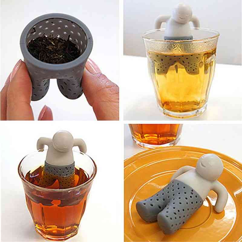 Silicone Tea Infuser Filter Or Strainer By Name Of Interesting Life Partner Cute Mister