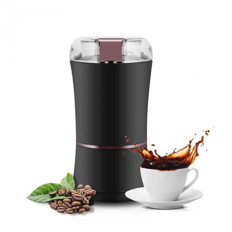 Električni močni mlinček za kavo, ki se uporablja za začimbe fižola, zelišč, oreškov, mlin za mletje kavnih zrn