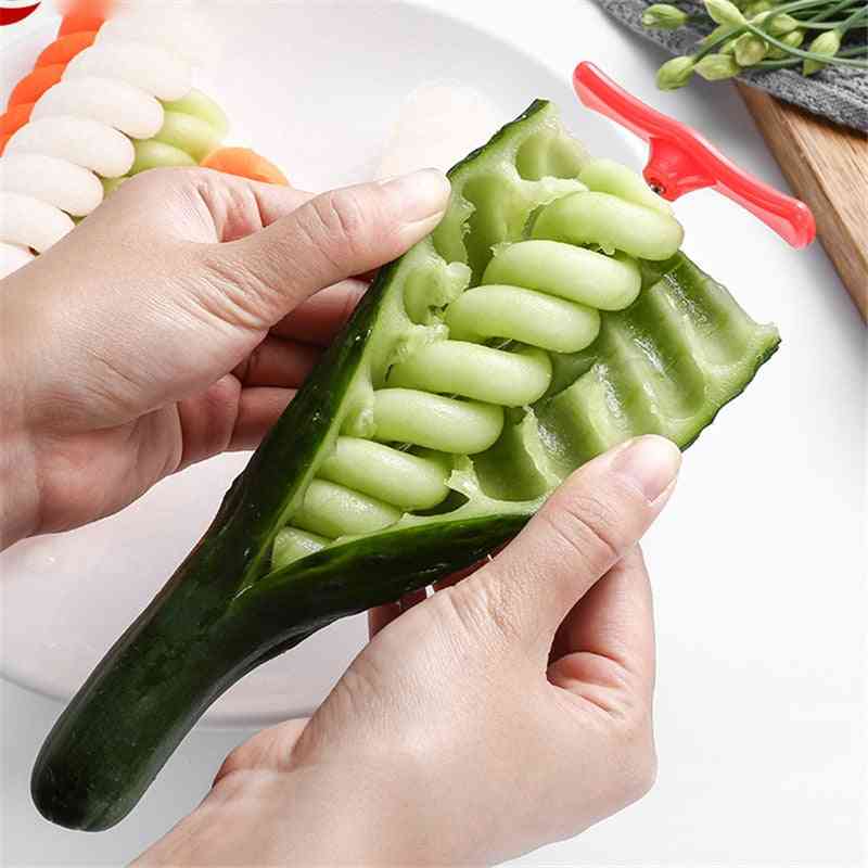 Vegetables Spiral Knife Salad Chopper - Easy Spiral Screw Slicer Cutter