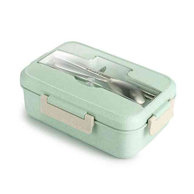Magnetron lunchbox gebruikt voor kinderen kids school, kantoor - draagbare lunchbox - blauw / 1000ml