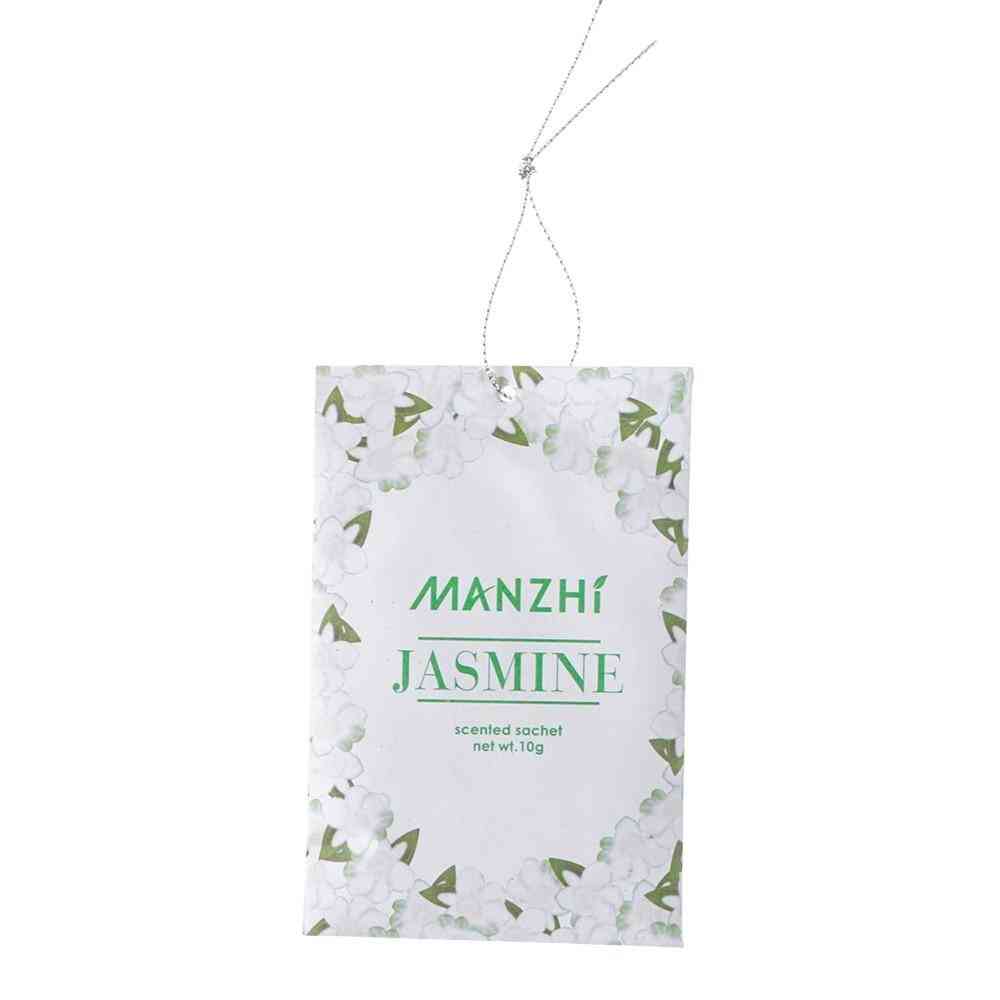 10st aromaterapi väska garderobspåsar, pappersdofter kryddor väskor luftfräschare - lilja