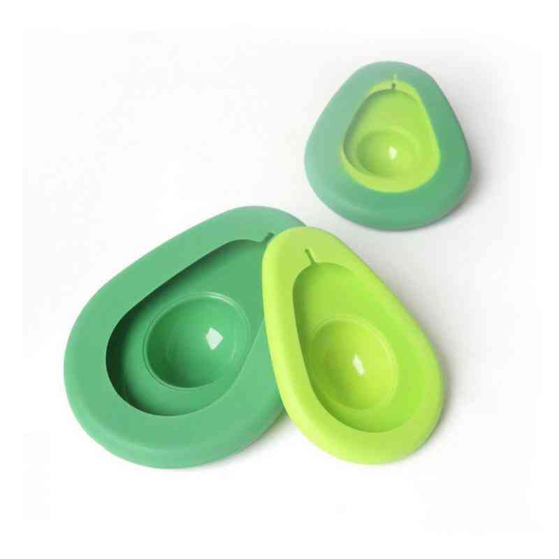 Visual Touch Green 2st Avokado Saver Silikon Fresh Food Huggers Hopfällbar -