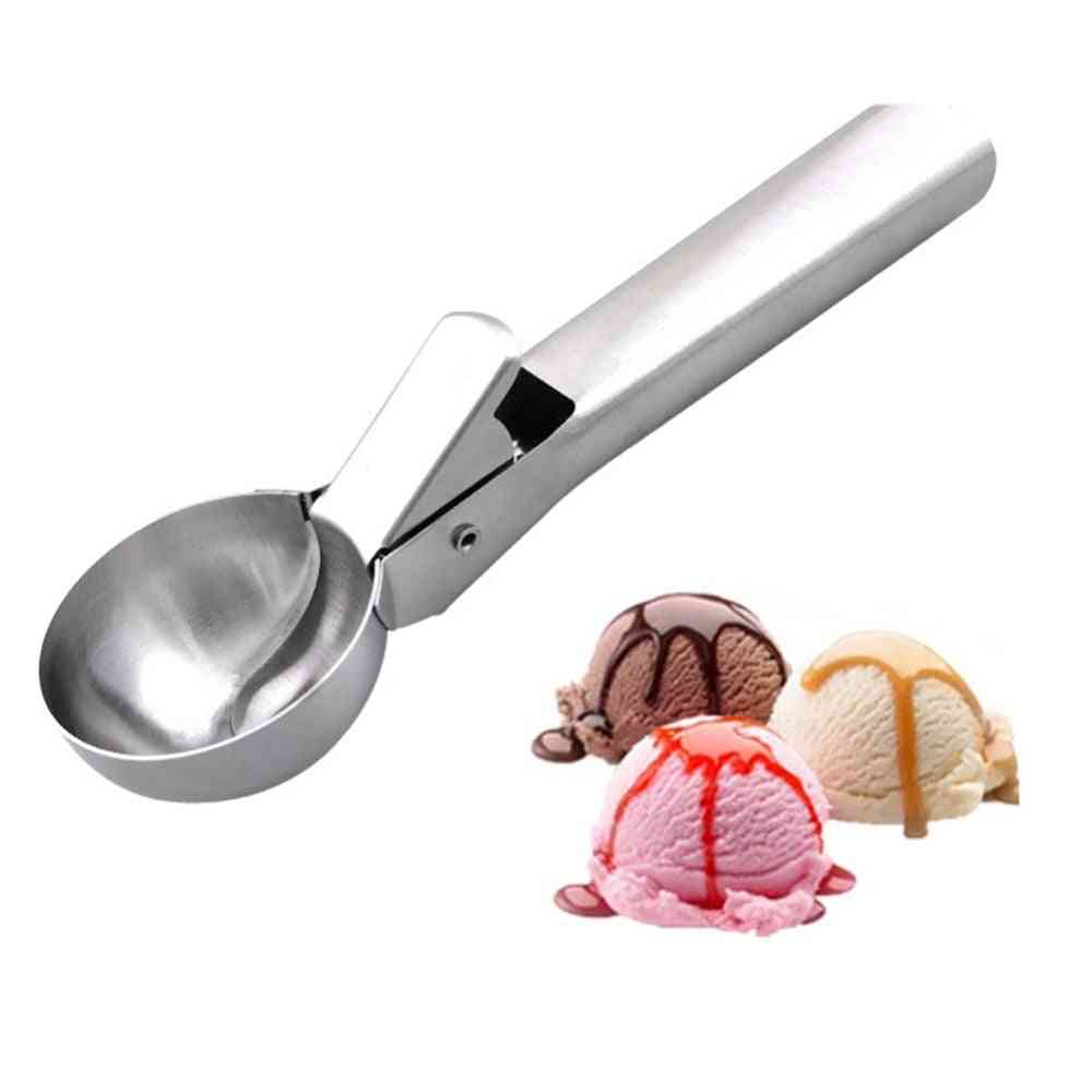 Ice Cream Scoops Stacks Stainless Steel - Ice Cream Digger Non Stick Spoon