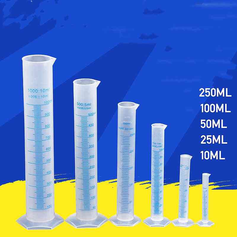 Cilindru de măsurare pentru gătit din plastic - instrumente de laborator pentru chimie