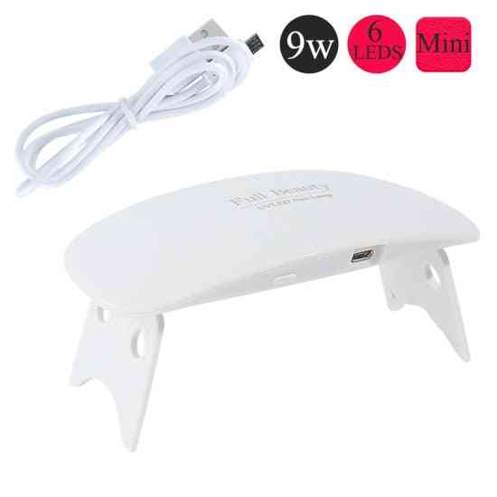 All Gels Usb Nail Dryer Smart Timer - Fast Dry Lcd Display Uv Lamp For Manicure Accessory Tool