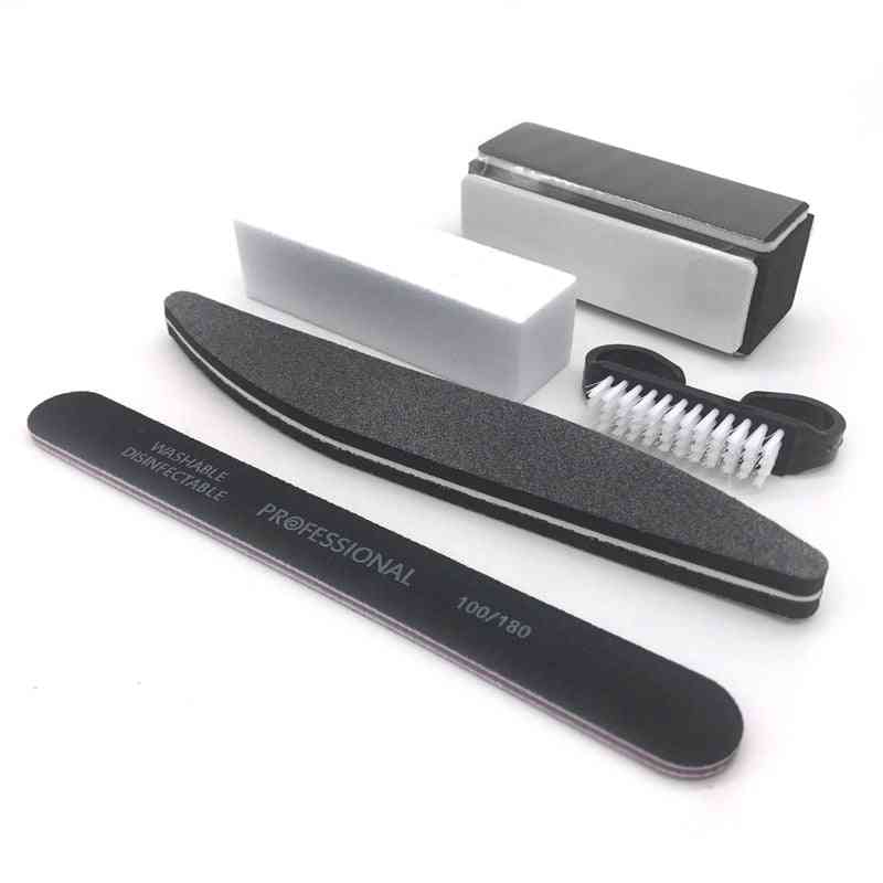 Uv gel polish acryl manicure pedicure gereedschap - nagel kit schuren