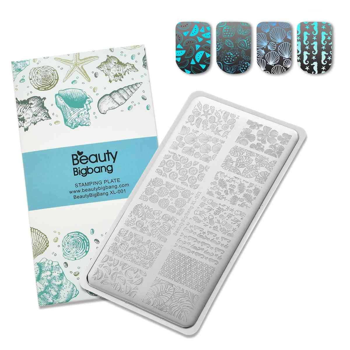 Stainless Steel Nail Stamping For Nails Polish - Fruit Image Template