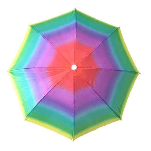 Digital Camo Fishing Hiking Cap Umbrella - Parasol