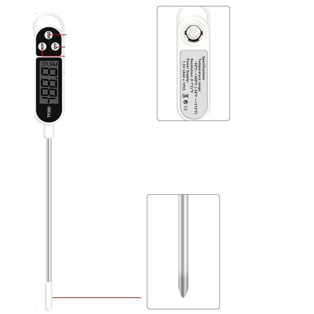 Food Thermometer For Meat, Water, Milk Cooking Probe Bbq - Electronic Oven Thermometer