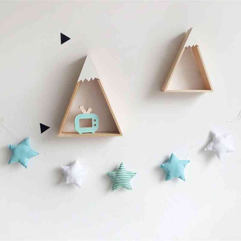 Nordic baby room kézzel készített óvoda csillagfüzérek