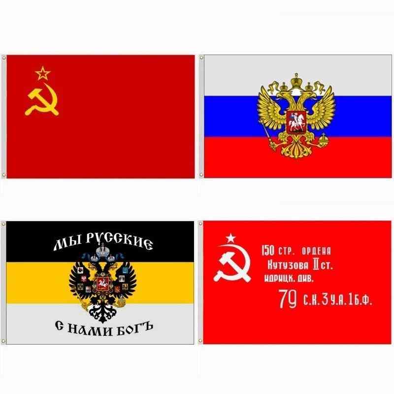 Russian Flag Ussr Cccp Polyester Printed Hanging Flag