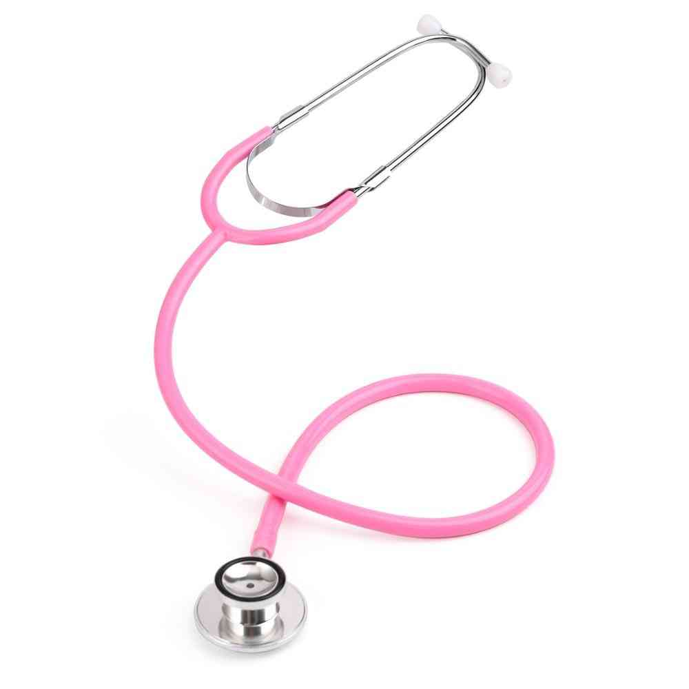 Portable Dual Head Stethoscope - Professional Cardiology Medical Equipment Device