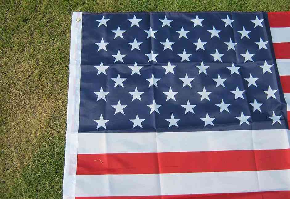 Aerxemrbrae High-quality Double Sided Printed Polyester American Flag