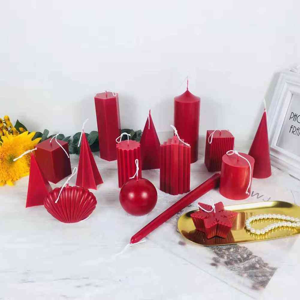 Silicone Mould For Candle Making - Diy Gypsum Plaster Mould, Clay Resin Molds, Aromatherapy Candle Mold