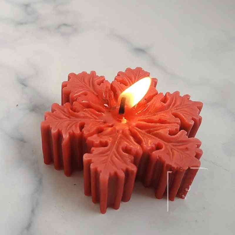 Silicone Snowflake Mold - Candle Soap Diy Aromatherapy Plaster Candle Decorating Mould