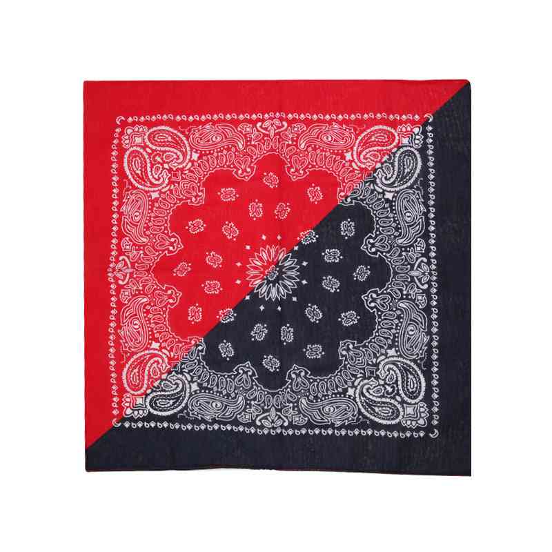 12pcs multicoloridos sem desbotamento paisley design quadrados de algodão bandanas grandes para mulheres, homens, meninos, meninas -