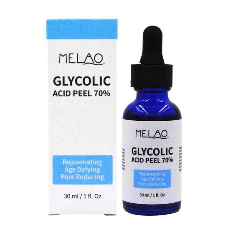 Solution de réparation de peau à l'acide glycolique tonique pour rétrécir les pores, éclaircir la peau, l'équilibre des couleurs, l'eau et l'huile améliorent l'acné -