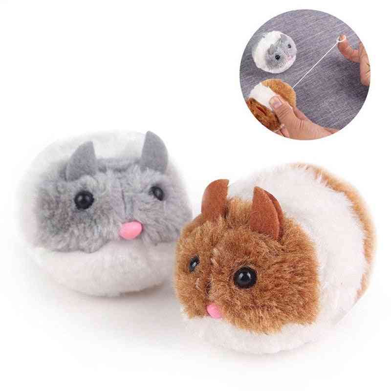 Funny Cute Cat Shake Movement, Mouse Pet Safety Interactive Plush Fur Toy