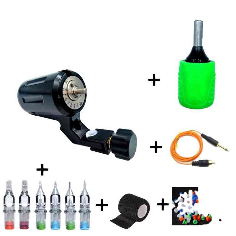 Adjustable Stroke Direct Drive Rotary Tattoo Machine With Free Rca Cord For Tattoo Supply