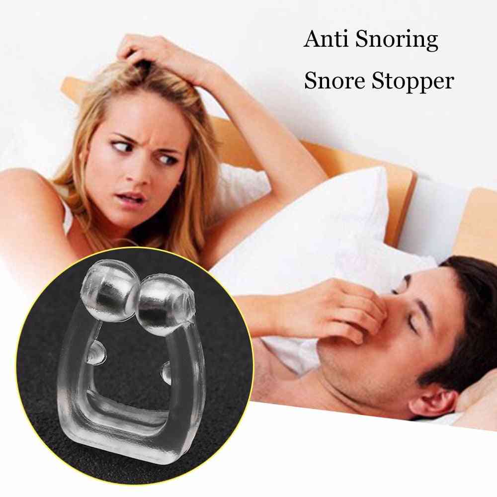 Soft Anti Snore Night Sleeping Nose Clip - Stop Snoring Nasal Dilators Device