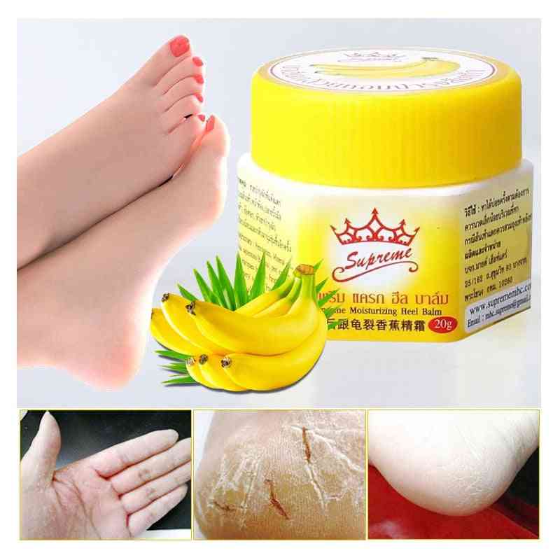 Natuurlijke bananenolie voetcrème hiel gebarsten reparatie verwijdering dode huid hand, voetcrème -