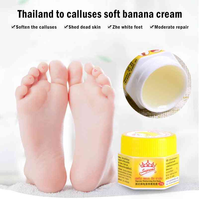 Natural Banana Oil Foot Cream Heel Cracked Repair Removal Dead Skin Hand, Feet Cream