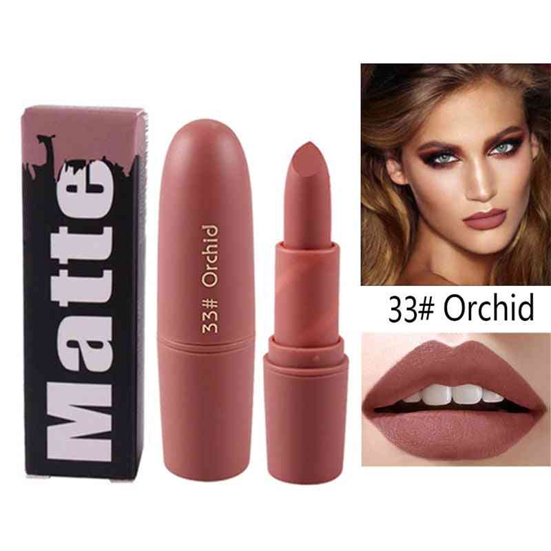 Makeup Waterproof / Water-resistant Matte Lip Stick For Lips Makeup Cosmetics