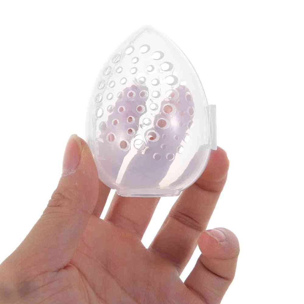 буфер за сушене на бутер лесна за носене гъба - дисплей за съхранение на козметична кутия с форма на бутер яйце