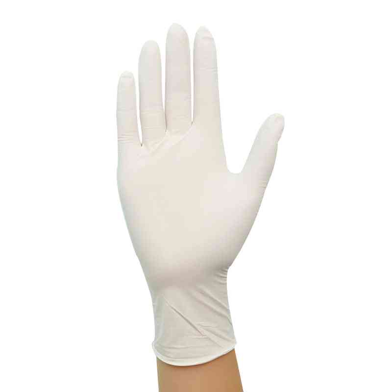 Disposable Non Slip Acid And Alkali Laboratory Rubber Gloves For Household