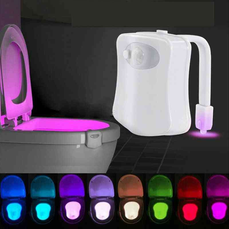 Toilet Seat Human Motion Sensor Automatic Led Light - Sensitive Activated Night Lamp Bathroom Accessories