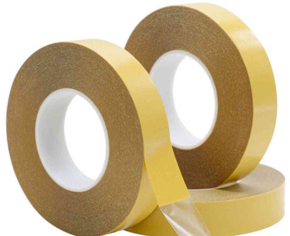 Ruban adhésif double face - adhésif acrylique pour animaux de compagnie sans trace de film jaune pour l'artisanat en papier d'emballage transparent et solide