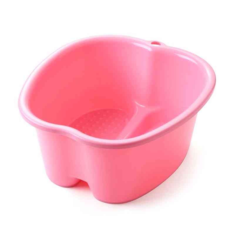 Large Plastic & Portable Basins, Bucket For Foot Bath Spa Pedicure Massage