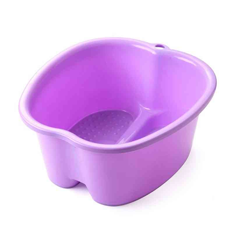 Large Plastic & Portable Basins, Bucket For Foot Bath Spa Pedicure Massage