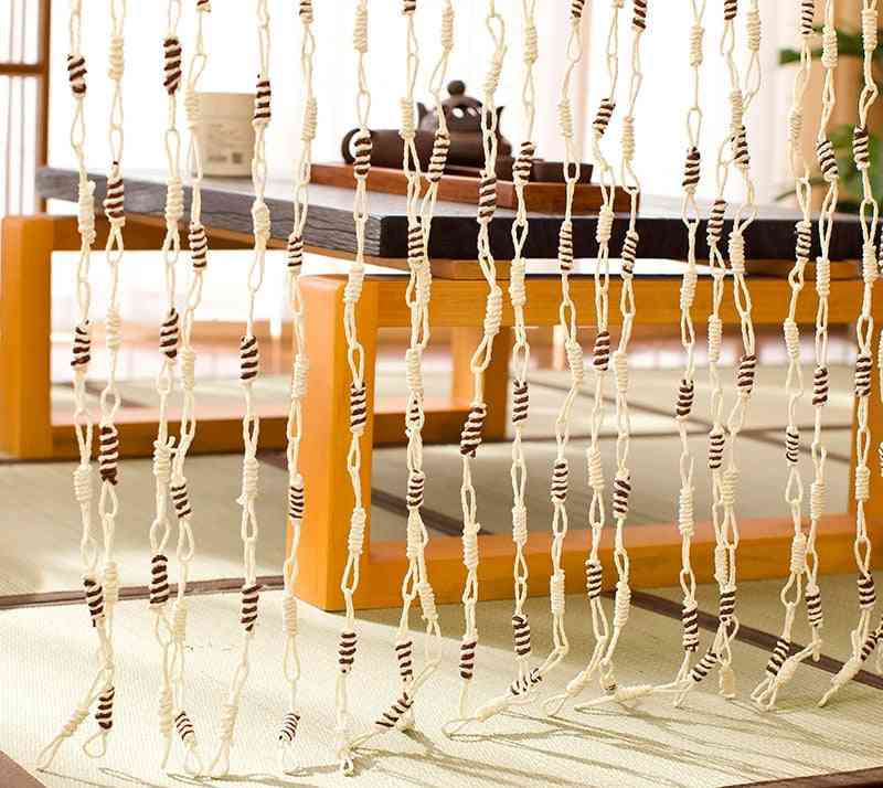 Stylish Pastoral Style, Handmade Straw Braid Hanging Curtains