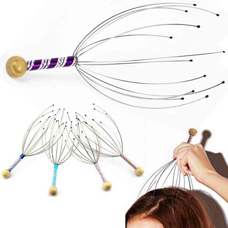 Head Massager - Anti Pain Relief, Octopus Scalp, Neck Massage Tool
