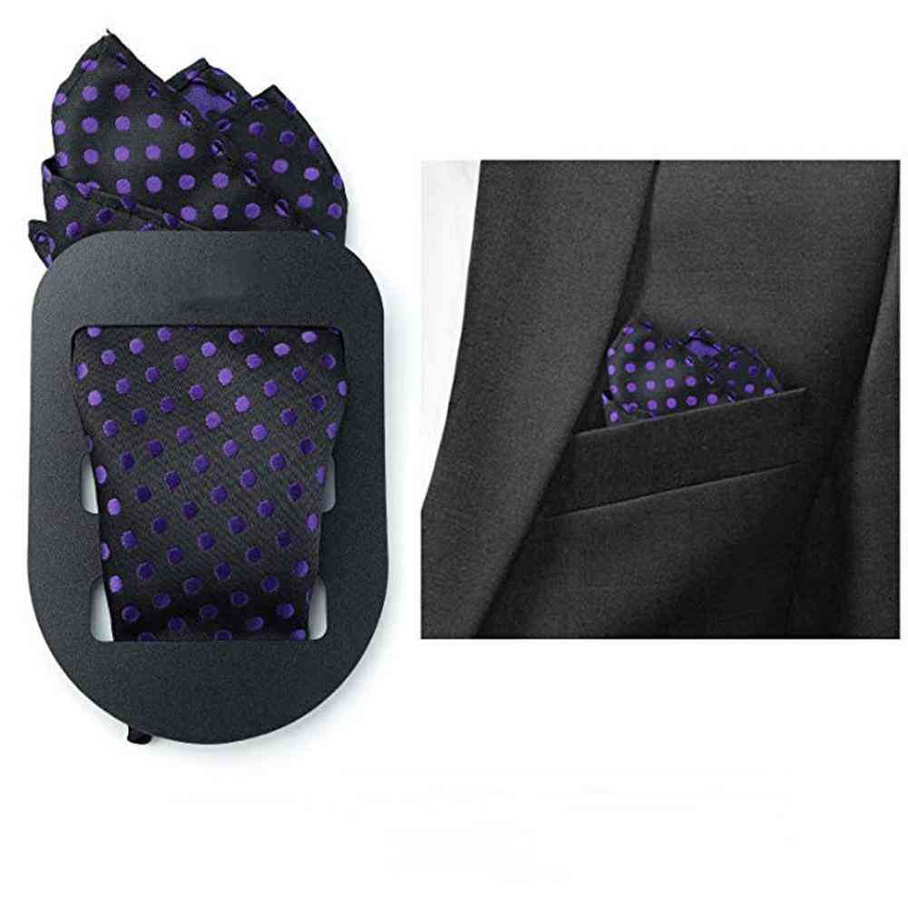Men's Suit Pocket Handkerchief Fixing Clip Board - Handkerchief Support Board Fixing Plate