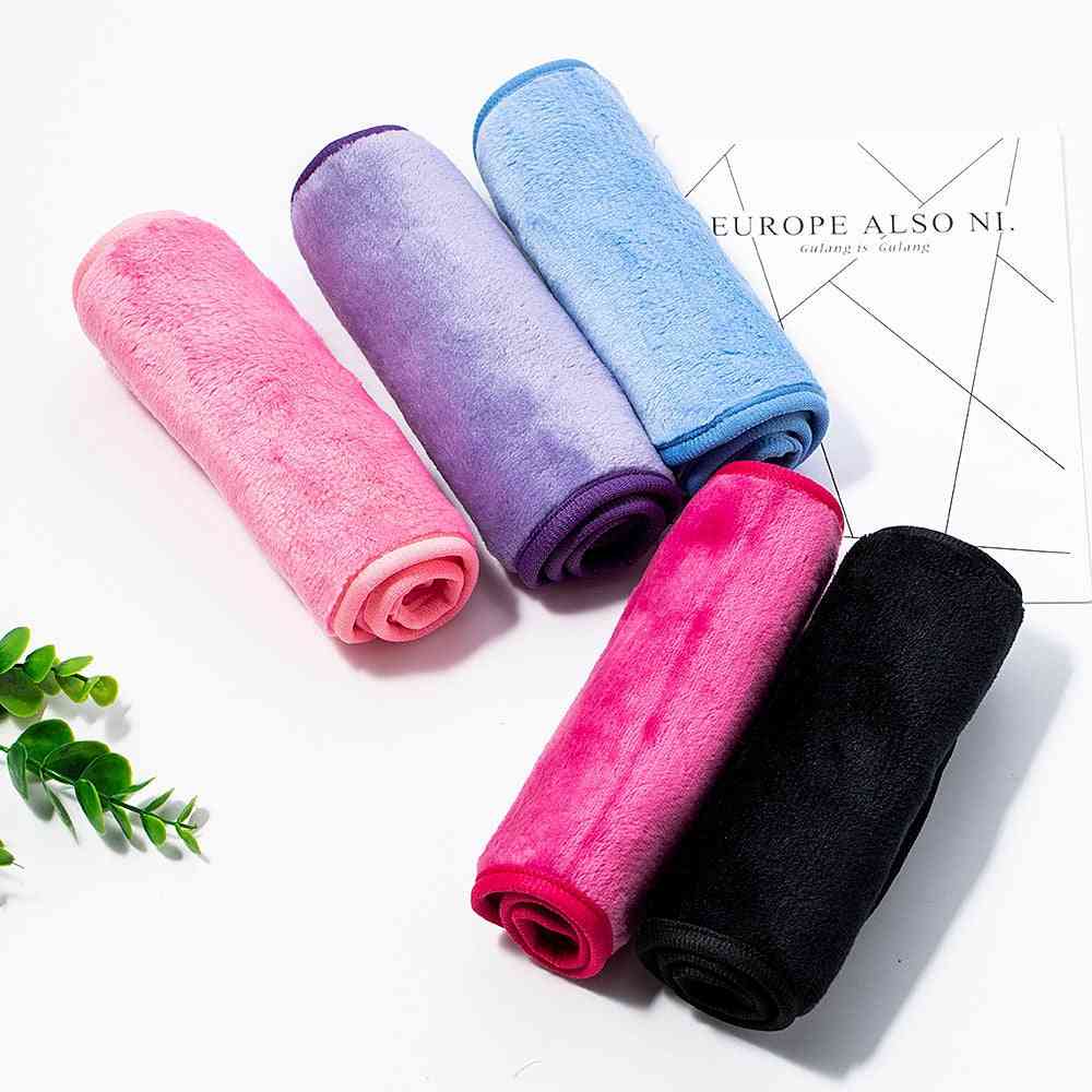 Reusable Eraser Makeup Remover Towels - Make Up Cleaning Fibre Cloth Towel